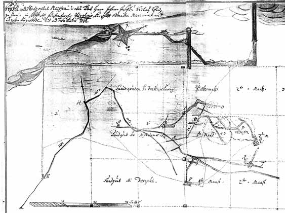Mapa J.Ch. Fischera z roku 1752